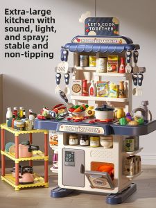 XIDIQI | Simulation Cooking Playset Kitchen Toy 3-6 years