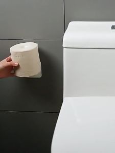 Kitchen Organizer Self-adhesive Cabinet Multi-Functional Rack HolderCupboard Paper Roll Towel Holder Tissue Hanger L型挂钩
