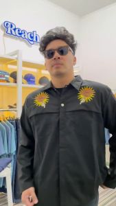 Mencapai Penampilan Elegan dengan Kemeja Lengan Panjang Jacket Hitam Bordir Shirt