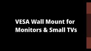 Nuyoah Wall Monitor Mount RV TV Mount for 14"-26" Monitor TV Screen Small TV Wall Mount for Computer Camper Boat Quick Release Tilt Low Profile Hold up to 44lbs Max VESA Mount 100x100mm