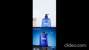 Men 3 In 1 Body Wash & Shampoo Active Cool & Face Wash (520ml) Anti Hair Fall Anti-Dandruff Shampoo All in 1 For Men Body Hair & Face Cleanser With Cooling Effect Shower Gel Body Wash