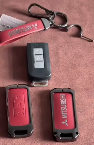 Vỏ Ốp Chìa Khóa Xpander Xforce Outlander Triton Pajero Sport – Hợp Kim Phối Da Cao Cấp