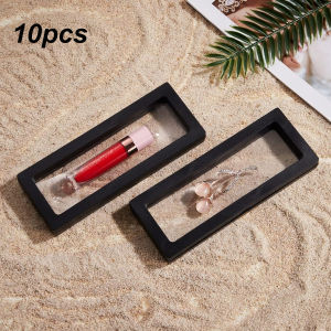 10pcsTransparent floating frame display rack floating storage box jewelry display box necklace watch bracelet dust box