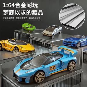 1:64 Alloy Car Model Set Childrens Simulation Slide Racing Car Toy Boys Display Model Collectible Static Model Alloy Car Toy