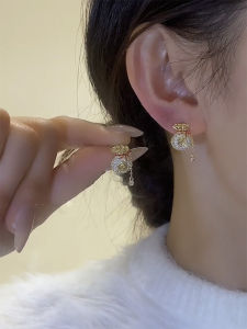 Unique Personality 925 Pure Silver Needle Ear Studs Womens Fashion Jewelry Outburst Luxury Sensation Lucky Bag Ear Jewelry