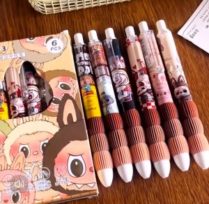 (READY STOCK)Capybara Pendant 0.5mm Black Gel Pen Stationary Kid Birthday Present Gift 卡皮巴拉黑色中性笔0.5毫米文具gel pen