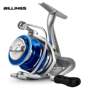BILLINGS AC Spinning ReelSaltwater Freshwater Fishing Reel22LB Max Drag5.2:1 Gear RatioWith Metal Spool&Fold Rocker
