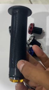 Grip Hanfat Model Bulu Polos Protaper Set: Jalu Stang CNC & Aksesori Motor Universal