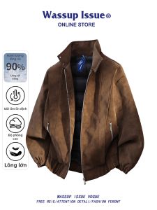 American Suede Thicker Thermal Down Jacket