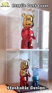 Display Case Transparent Acrylic Box Showcase Dustproof Decoration Toy Doll Storage Rak Shelf Blind Box Present 盲盒收收纳亚克力