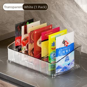 Multi-functional Partitioned Seasoning Storage Box