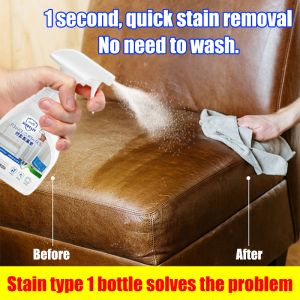 1second quick stain removalNo need to wash. Fabric Sofa Cleaner spray Stain type 1 bottle solves the problem Sofa Cleaning Spray leather sofa cleaner Multi-purpose cleaning suitable for sofas mattresses curtains etc. fabric cleaner