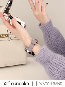 X-IT Genuine Leather Watch Band for Huawei GT6 GT5 pro GT4 Watch3 Womens New Slim Style Autumn Winter Honor Magic2