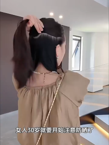 (SG Seller) Women Summer Outdoor Sun Hat Large Brim Straw Weaving Empty Top UV Protection Neck Guard Hat Foldable Hat