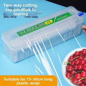 Multifunctional Bidirectional Sliding Blade Food Wrap Cutter