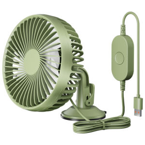 Quạt ô tô dùng cho hàng ghế sau điện 12V/24V làm mát mạnh có cổng USB