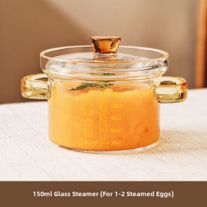 BAICHANG | Baby-friendly Egg Steamer Bowl with Lid for Home and Desserts