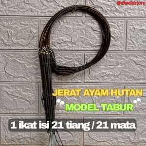 Racek ayam hutan 1 ikat 21 tiang / 21 mata racek model tabur kokoh tidak mudah kusut