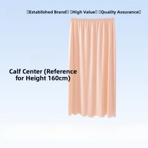 Ultra-Thin A-Line Base Skirt White Nude Inner Lining Anti-Light Walking Half-length Womens Fashion Spring Season Natural Waist