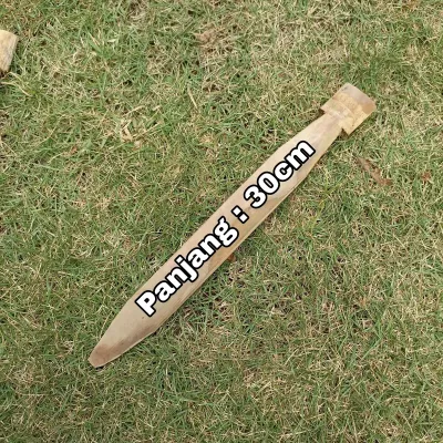 5 Pasak Tenda Pramuka Camping Patok Bahan Bambu Panjang 30cm