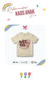 Baju Kaos Distro Anak Laki Laki Perempuan Usia 1-11 Tahun Catton Combed 30s K158