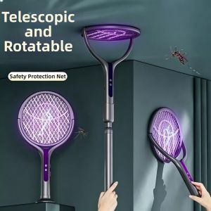 GUOQI | Chargeable Telescopic Electric Fly Swatter for Home Use