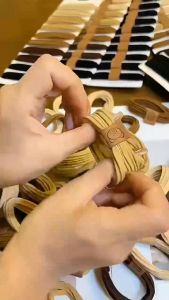 Small Bear Elastic Hair Band Girls Cute Elastic Hair Ropes Korean Female Pony Tail Girls Hair Rope Thicken High Elasticity Tie Stretch Seamless Head Ties Fashion Accessories