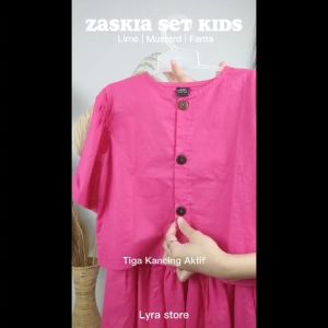 Setelan anak Usia 2-7 Tahun / Zaskia Set Kids / Setelan Anak Perempuan