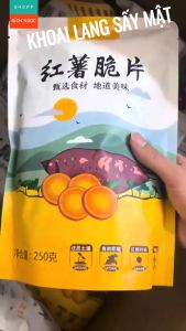 Khoai lang sấy giòn Trung 250g Khoai lang sấy mật ong khoai lang tẩm mật ong sấy giòn đồ ăn vặt