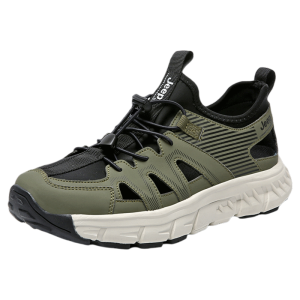 จี๊ป | รองเท้าแตะกันน้ำ Jeep สำหรับคู่รัก ระบายอากาศได้ดี ทนทานต่อการสึกหรอ รองเท้าเดินป่ากลางแจ้ง กันลื่น น้ำหนักเบา สำหรับผู้ชายและผู้หญิง