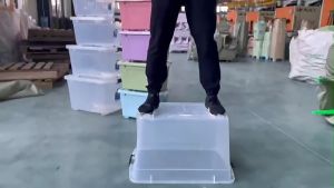 Save Mall Kotak penyimpanan transparan ultra -besar/kotak penyimpanan plastik/kotak penyimpanan multi -pos