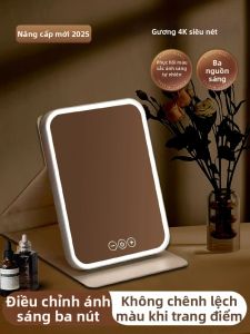 BAOJIAJING | Gương Trang Điểm Thông Minh LED Du Lịch Gấp Đượ