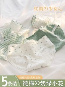 Pure Cotton Antibacterial Womens Underwear Thin Design Seamless Japanese Style Student Ladies Short Pants Summer Collection