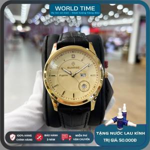 Đồng hồ nam Sunrise DM784SWA  Full hộp + Thẻ BH  Kính Sapphire Chống Xước Chống Nước bảo hành 3 năm