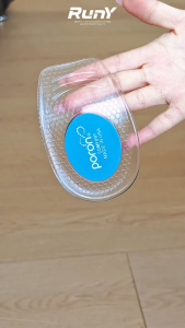 COD Heel Pad Gel Heel Cups PORON Silicone Plantar Fasciitis Inserts for Heel Pain Bone Spur Achilles