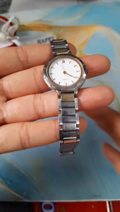 Đồng hồ nữ NOEVIR dây thép không gỉ second hand si nhật- đã qua sử dụng