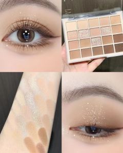 Low Saturation Crispy Fragrant Rice 18 Color Eyeshadow Palette Huda Extreme Rose Eye Shadow Palette Beauty Makeup Tool