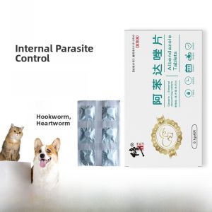 Internal Parasite Treatment Medication for Pets Dogs And Cats Anti-Flea Ball Worming Tablet Benzimidazole Anti-Parasite Drug