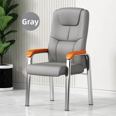 Durable Comfortable Chair Solid Wood Armrests Elevated Lumbar Support