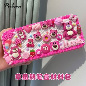 Cream Glue Diy Handmade Pencil Box Stationary School Kids