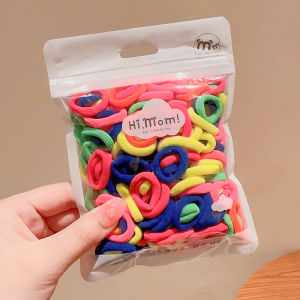 Candy Colored Sponge Hair Ties for Girls Baby Hair Accessories Non-Damaging Hair Bands Cute Style Childrens Fashion Accessories