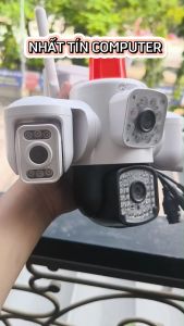 Camera IP wifi ngoài trời Yoosee F50 xoay PTZ 4 mắt 3 màn hình phân giải 1920P x 3240 FullHD+ 2 Râu - tích hợp led trợ sáng led hồng ngoại ban đêm (4 tuỳ chọn) Nhất Tín Computer