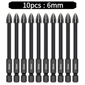 4/5/6/7PCS Masonry Drill Bits For Tile Glass Metal Brick Concrete Ceramic WoodDrilling Tools 3-12mm Drill Bit Set Tools