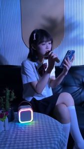 ใหม่ K12ลำโพงบลูทูธ บลูทูธ Bluetooth Speaker โทรโข่ง มิครออนห์-โครโฟน-USB-AUX ลำโพงบลูทูธ แบบพกพา