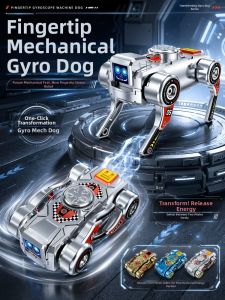 JOYLONG | Transformable Mechanical Dog Fidget Toy