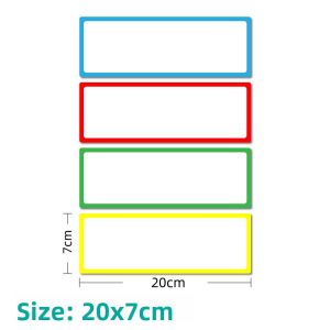 Magnetic Whiteboard Blackboard Stickers Refrigerator Magnets Office Teaching Course Schedule Reusable Name Tag Label Iron Sheets