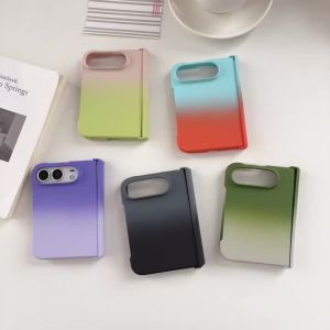 PC Glass Case For iPhone Duo Fold With Tempered Film Magnetic Protective Back Cover For MagSafe Wireless Charging Phone Funda