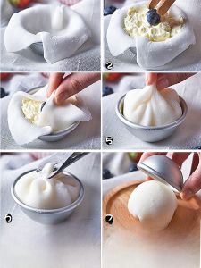 Baking Tool Kit for Making Snowy Bride Cake Mold Paper Tray Large Bowl Fudi Chinese Style Aluminum Alloy Baking Accessories