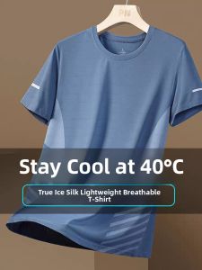 Quick-Dry Mesh Mens Summer Sport T-Shirt