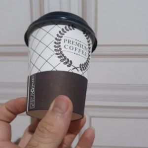 Coffee cup 8 oz + LID / Gelas plastik Kopi 8 oz / Tea cup / Paper Hot Cup Motif PREMIUM 8 Oz 240 ml + Lid / Tutup (50 pcs) / paper cup premium / paper cup motif